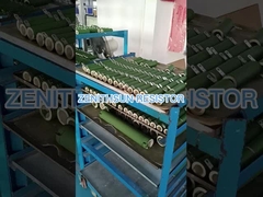 गोल आकार सिरेमिक सीमेंट पावर रोकनेवाला ब्रेक तार घाव रोकनेवाला