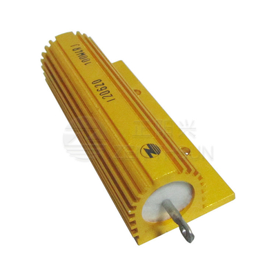 चेसिस माउंट के साथ 100W4R एलईडी लोड रेसिस्टर एल्युमीनियम हाउस्ड वायरवाउंड