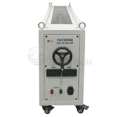 हैंड व्हील के साथ 10kW 50 ओम स्लाइडिंग वेरिएबल पावर रेसिस्टर बैंक